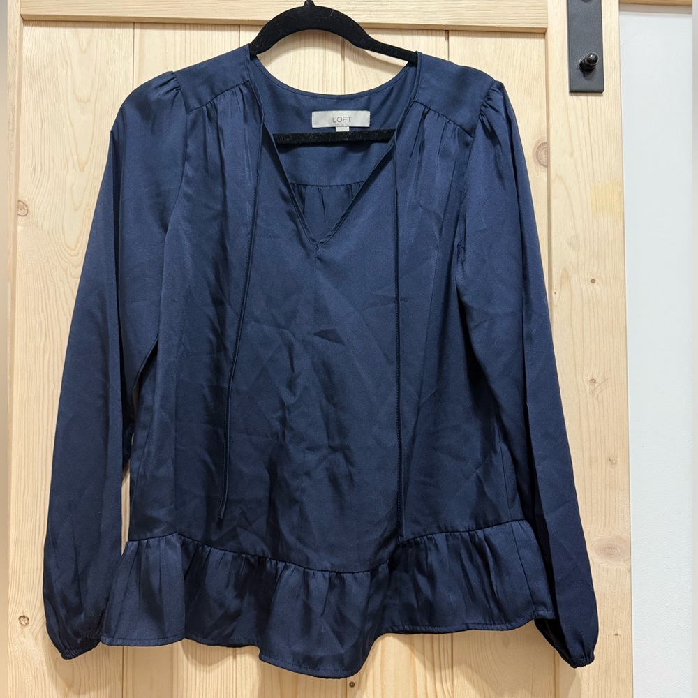 LOFT Midnight Blue Top